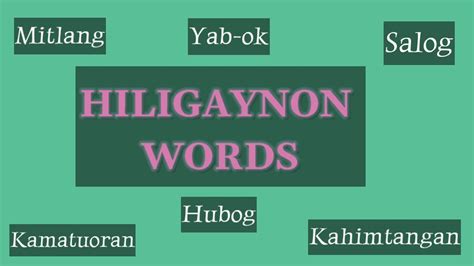 kaplog ilonggo meaning in tagalog sentence in english